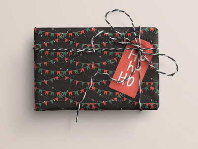 Christmas festive pattern box christmas design festive gift holiday new year pattern present seamless wrapping paper