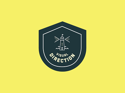 Visual Direction Badge badge concept design direction mountain badge shield visual