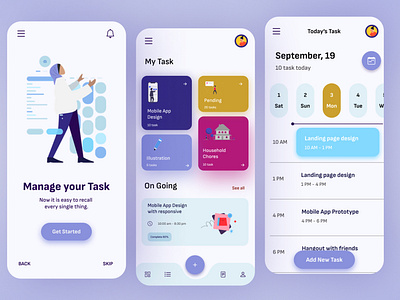 Manage your task (Mob app)