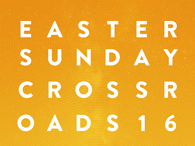 Easter at Crossroads crossroads easter plainjoe poster