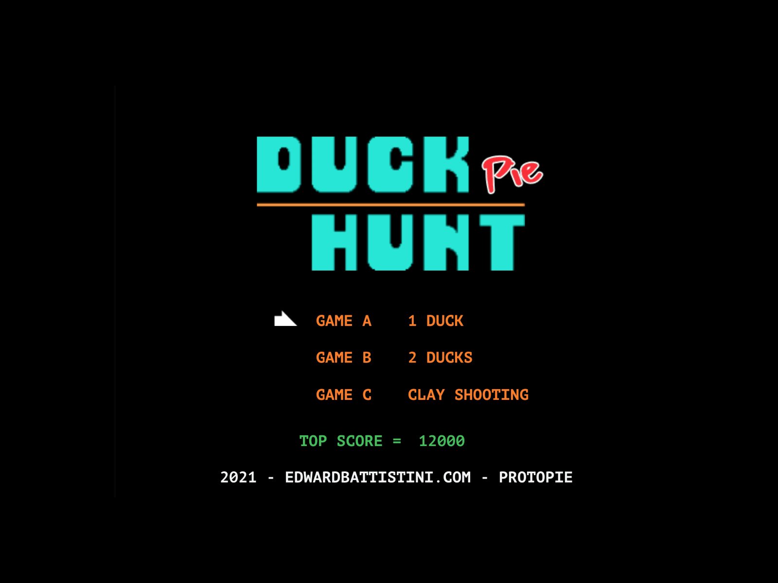 Duck Hunt ProtoPie Game - Update by Edward Battistini on Dribbble