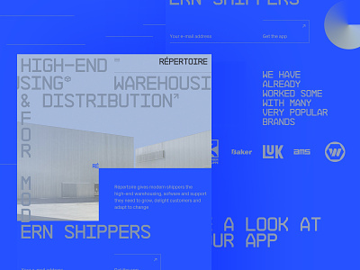 Répertoire clean design interface platform typography ui ux web design website