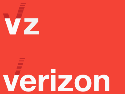 Verizon Logo Concept graphic design helvetica illustrator logo verizon