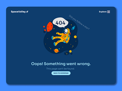404 Error page - DailyUI #08