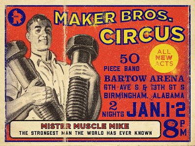 Retro Effects Circus circus effects grunge halftones illustrator photoshop retro retro supply retro supply co vintage