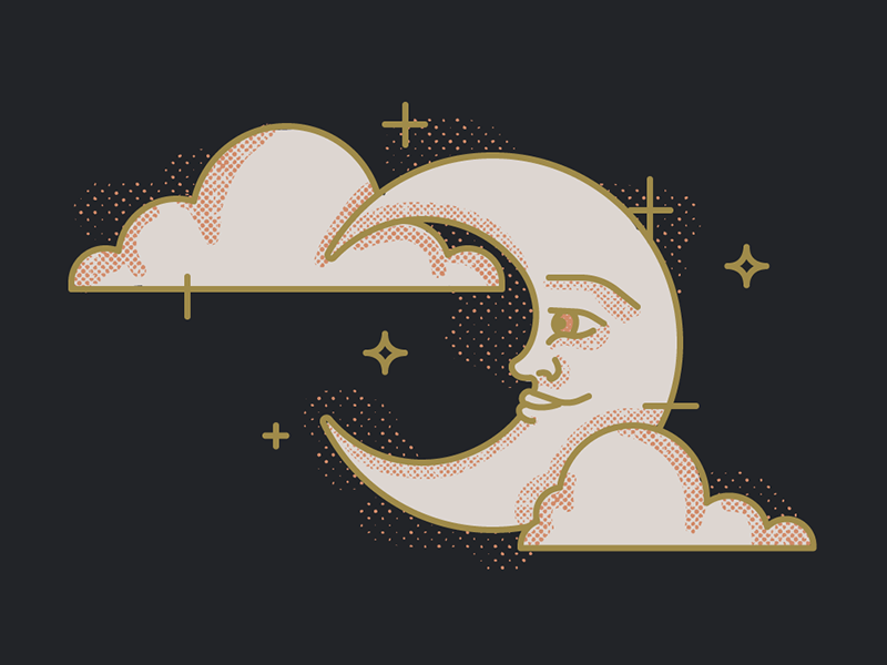 The Moon by Suzanne Sarver on Dribbble