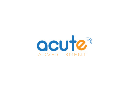acute Ad branding design logo textlogo