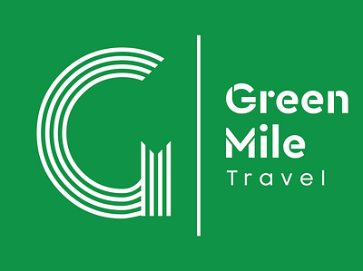 Green mile (Travel company logo) branding logo