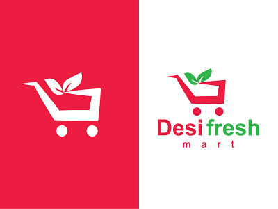 Shopping cart logo design