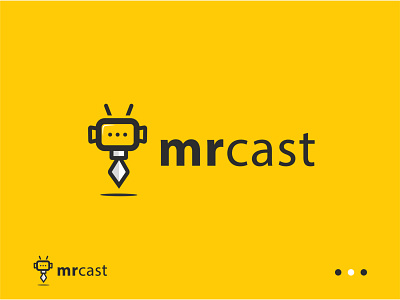 Minimalist app logo | mrcast app logo design bot logo branding logo cgi sahid cgisahid eye catchy app logo flat logo media logo design minimalist app logo mrcast radio icon logo robot logo sahiduzzaman sahid text icon logo tie logo timeless logo video app logo video casting logo video icon logo yellow logo design