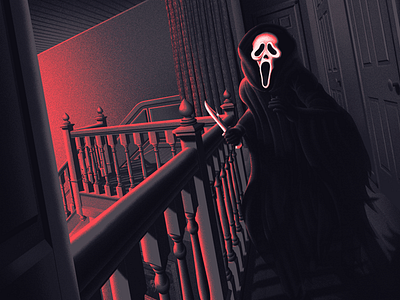 Scream Alternative Movie Poster alternative movie poster ghostface horror movie scary movie scream wes craven