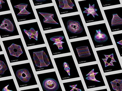 The Math Neon. creative coding digital art generative art math