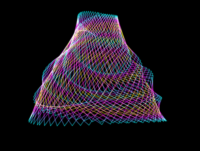 The Math Neon. Figure #001. creative coding digital art generative art math