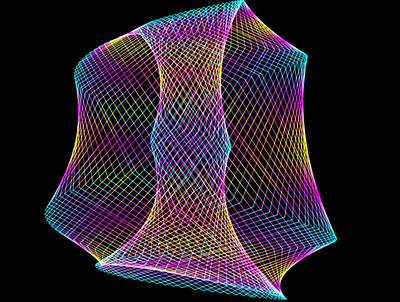The Math Neon. Figure #002 creative coding digital art generative art math