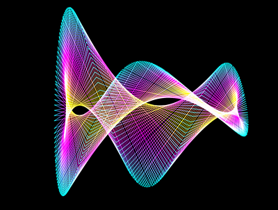 The Math Neon. Figure #003 creative coding digital art generative art math