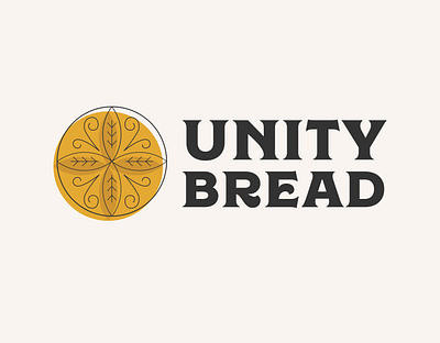 Unity Bread brakery branding logo logo mark