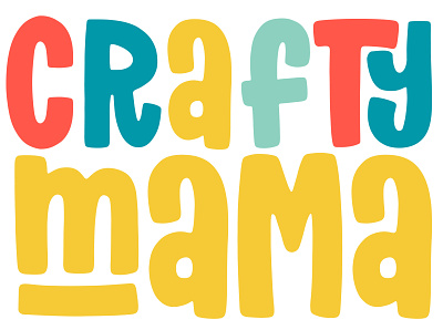 Crafty Mama branding logo logo mark