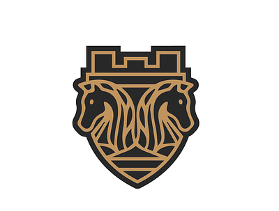 Chess logo logo mark vector