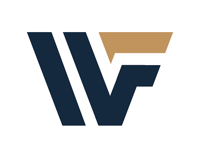 WF branding logo logo mark vector