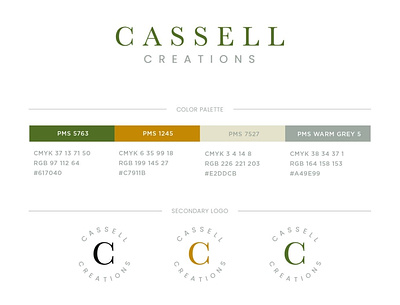 Cassell Creations logo logo mark