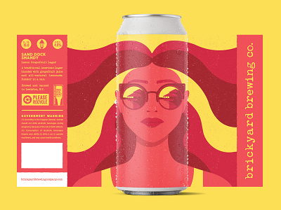 Sand Dock Shandy beer beer label brewery buffalo ny craft brewery label design packaging packaging design stronghold studio