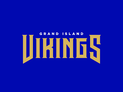 Grand Island Vikings branding buffalo ny logo logotype mascot sports sports branding stronghold studio typography viking vikings