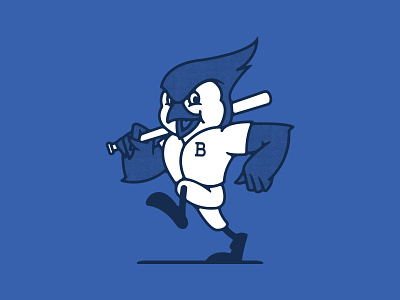 Buffalo Blue Jays baseball blue jay blue jays buffalo ny illustration mascot sports stronghold studio toronto