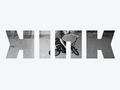 Kink BMX (unused) bike bmx branding logo logotype redesign thick type typography