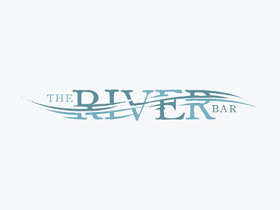 Another Concept for "The River" branding design identity logo river water waves