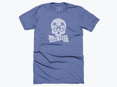 Live Fast is on Cotton Bureau! apparel car cars clothing graphic live fast motor skull