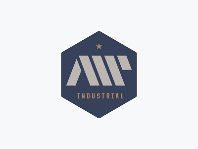 Industrial Logo bolt branding industrial logo monogram naval star