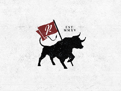 Rancho's Latin Food animal branding bull flag food identity latin logo restaurant