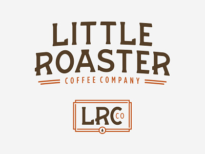 Little Roaster Coffee Company branding chicago coffee design identity logo type typography