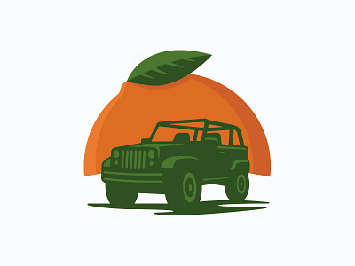 Auto Shop Logo Refresh auto branding car florida illustration jeep logo mechanic orange rebrand truck