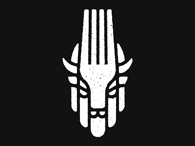 New Branding Project animal bison branding buffalo food fork head identity logo restaurant stamp