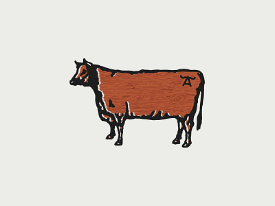 Restaurant Branding animal branding buffalo cattle cow food identity illustration logo restaurant stamp steak