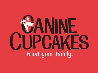 Canine Cupcakes III animal buffalo ny c cupcake design dog illustration logo rebrand