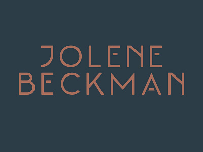 Jolene Beckman art deco branding buffalo ny jewelry logo type typography