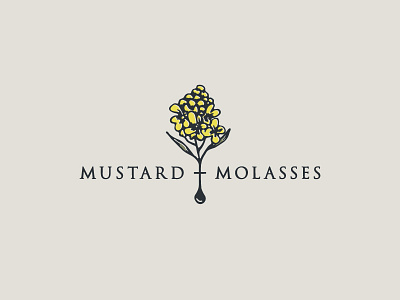 Mustard + Molasses II boutique branding buffalo ny flowers identity logo organic store stronghold studio