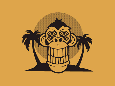 McMonkeez animal apparel bar bar series bmco buffalo made co chimp design illustration monkey