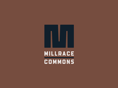 Millrace Commons II branding buffalo ny design identity logo millrace millrace commons stronghold studio typography