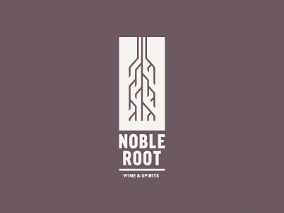 Noble Root branding buffalo ny logo roots spirits stronghold studio wine