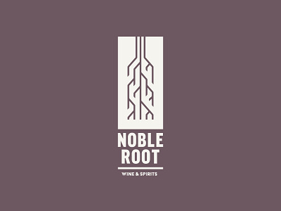 Noble Root branding buffalo ny logo roots spirits stronghold studio wine