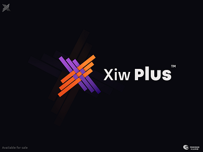 X Logo Design concept - Xiw Plus - Brand identity branding design graphic design logo