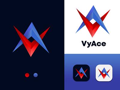 Logo VyAce - Brand identity