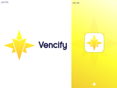 Logo for Vencify branding graphic design logo
