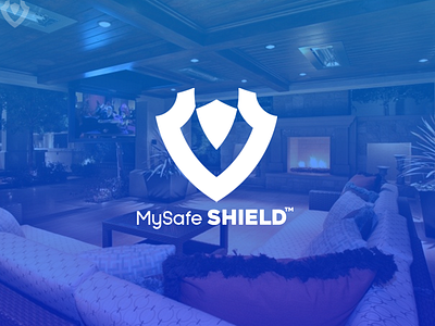 Logo for MySafe Shield branding graphic design logo