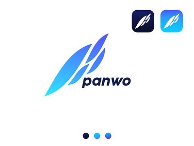 Logo for panwo branding graphic design logo motion graphics