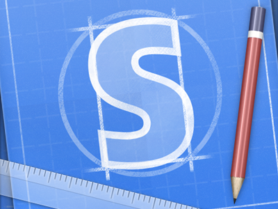 Scrapped Stripe twitter avatar blueprint pencil ruler