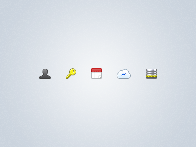 Settings Toolbar Icons
